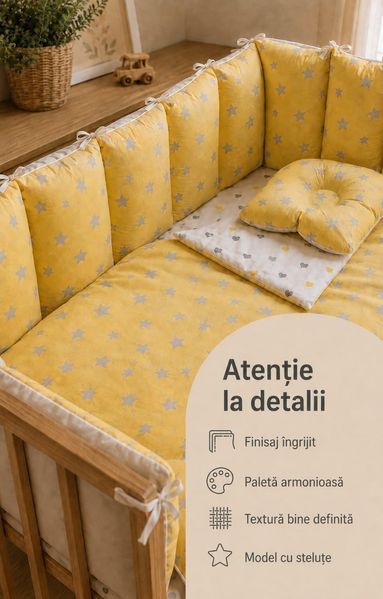Borduri de protecție pentru pătuc Yellow ID999MARKET_6837754 foto