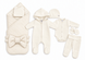 Set pentru externare Pampy Codiță Ivory 56-62 cm (1-3 luni) ID999MARKET_6749614 foto 1