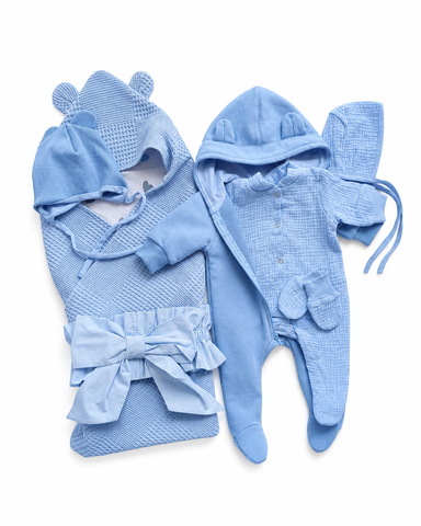 Set Pampy pentru externarea nou-născutului &ndash; 6 piese 50-56 cm (0-1 luni) 69087735 foto