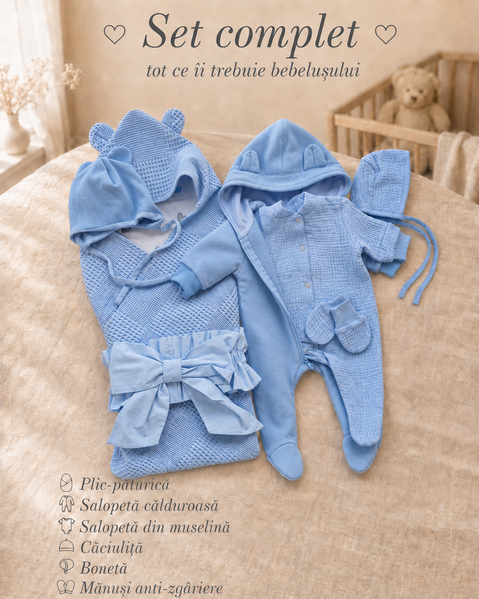 Set Pampy pentru externarea nou-născutului &ndash; 6 piese 50-56 cm (0-1 luni) 69087735 foto