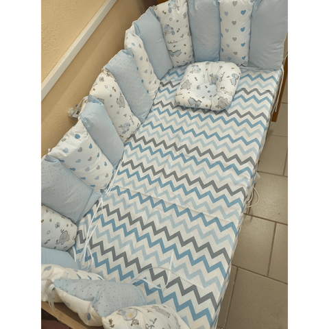 Borduri de protecție pentru pătuc Blue 84992626 foto