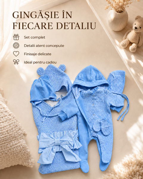 Set Pampy pentru externarea nou-născutului &ndash; 6 piese 50-56 cm (0-1 luni) 69087735 foto