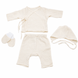 Set din muslin Pampy cu camasa (0-1 luni) Crem ID999MARKET_6846771 foto