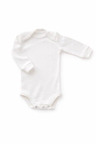 Боди с длинным рукавом (горловина конверт) Pampy Ivory (1-3 месяцев) ID999MARKET_7953795 фото