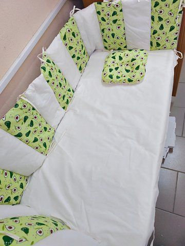 Borduri de protecție pentru pătuc Gardulet Subțire Avocado 81476369 foto