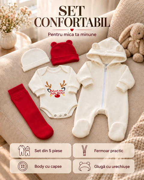 Set pentru bebeluş "Primul meu an nou" 80-86 cm (12-18 luni) ID999MARKET_6052842 foto