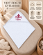 Prosop din mahra Pampy cu dantelă 100&times;100 cm și broderie personalizată  78703950 foto 8