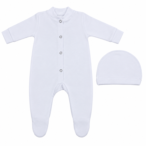 Слип+шапочка Pampy (3-6 мес) White ID999MARKET_6766782 фото