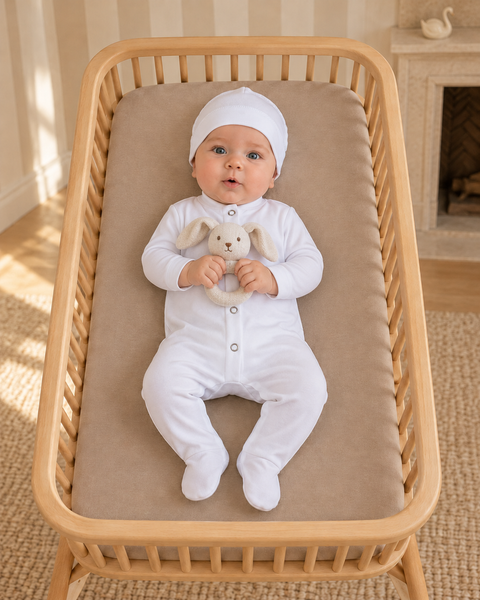 Slip + caciulita Pampy (1-3 luni) White ID999MARKET_6766782 foto