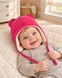 Caciulita cu strat dublu Kashkosre, Flis,0-3 luni, Pink ID999MARKET_6016640 foto 4
