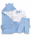 Set Pampy pentru externare cu costumaș din muselină &ndash; 3 piese 50-56 cm (0-1 luni) 30373186 foto 1