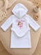 Halat de baie Pampy pentru copii cu glugă și broderie personalizată 62-68 cm (3-6 luni) 32163132 foto 2