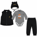 Set personalizat de haine Pampy pentru copii &ndash; 4 piese 50-56 cm (0-1 luni ) 01851158 foto 1