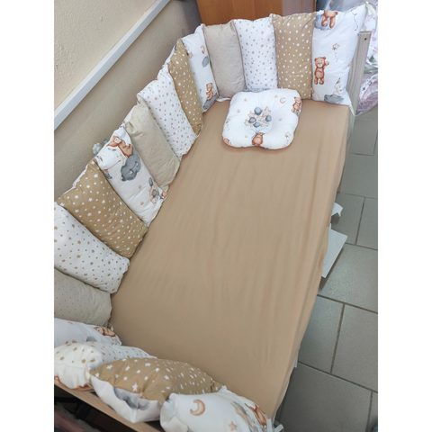 Borduri de protecție pentru pătuc Beige Bears 84992627 foto