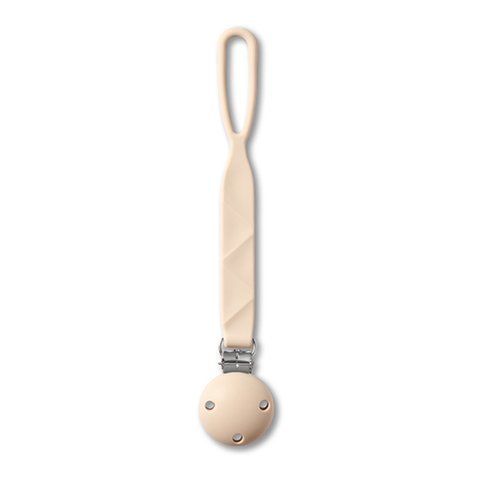 Силиконовая подвеска с клипсой для соски Beige D999MARKET_01476780 фото