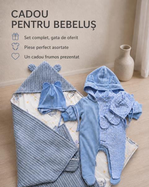 Set Pampy pentru externare cu plic călduros &ndash; 6 piese 50-56 cm (0-1 luni) 14845631 foto