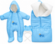 Plic transformer PAMPY Rainway light Blue+Combinezon (0-3 luni) ID999MARKET_6542559 foto