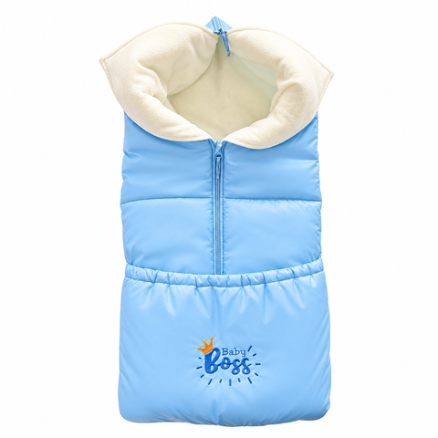 Plic transformer cu interior din fleece, Albastru "Baby Boss" ID999MARKET_6280660 foto