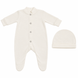 Слип+шапочка Pampy (0-1 мес) Ivory ID999MARKET_6766782 фото
