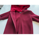 Salopeta din tricot cu gluga, Bordo 1-3 luni ID999MARKET_2429150 foto 2