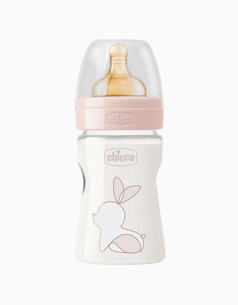 Бутылочка пластиковая Chicco с латексной соской, 150 ml Girl ID999MARKET_6596901 фото