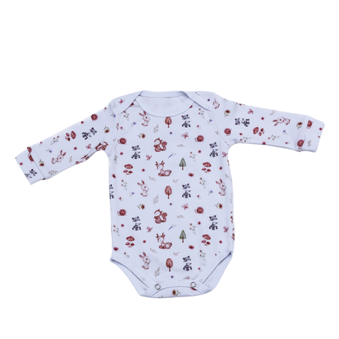 Body cu m&acirc;necă lungă (gulerul tip plic ) Pampy Animalute 3-6 luni ID999MARKET_7953795 foto