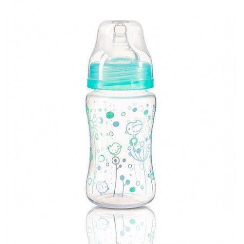 Biberon standard anti-colită din plastic, 240 ml BabyOno Mint ID999MARKET_6740198 foto