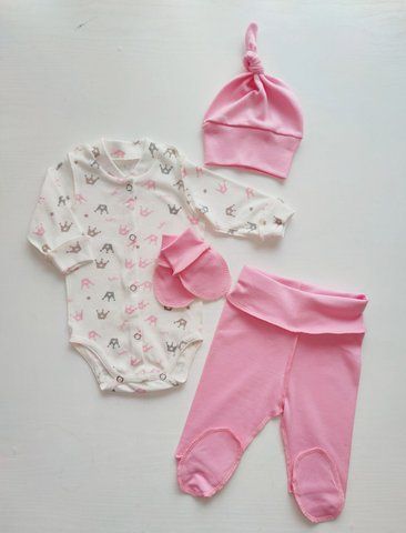 Set Pampy (0-1 luni) Crown+Pink ID999MARKET_6762274 foto