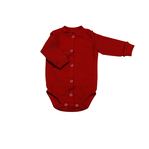 Боди с длинным рукавом Красный Cherry Jam 0-1 месяцев ID999MARKET_1924583 фото