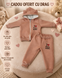 Set de haine Pampy pentru copii &ndash; bluză cu fermoar și pantaloni 50-56 cm (0-1 luni) 33280863 foto 6