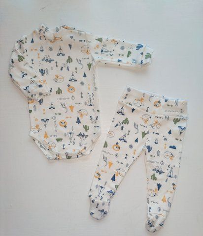 Body+Pantolanasi cu maneca lunga cu g&icirc;tișor Safari ID999MARKET_6769835 foto