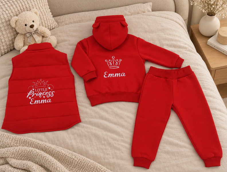 Set personalizat de haine Pampy pentru copii &ndash; 3 piese 50-56 cm (0-1 luni) 16840671 foto