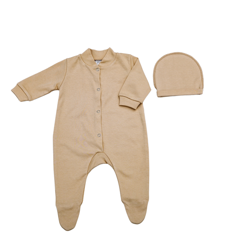 Slip + caciulita Pampy (3-6 luni) Beige ID999MARKET_6766782 foto