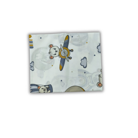 Scutec din bumbac Pampy Ursulet pe avion 04110873 foto