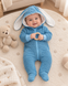 Salopeta din muslin Blue Pampy Blue  56-62 cm (1-3 luni) ID999MARKET_6687163 foto 3