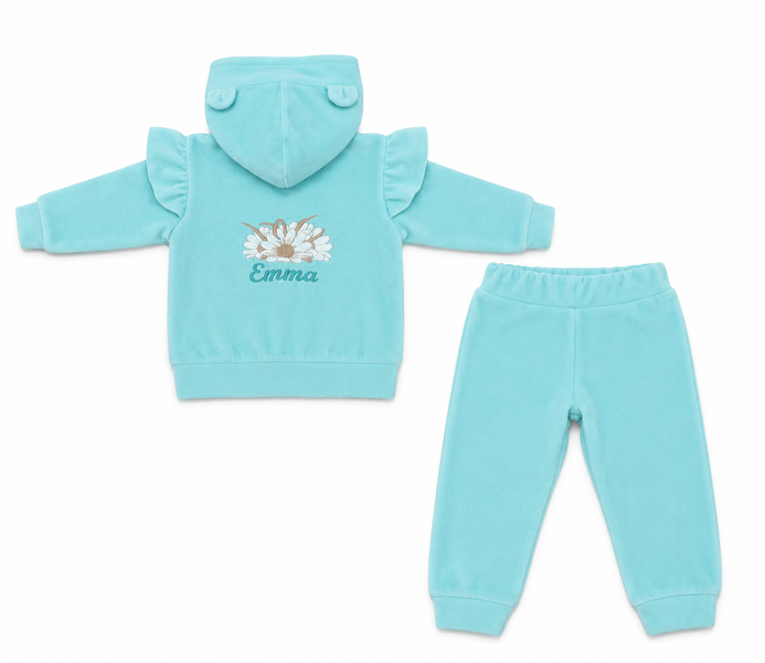 Costum personalizat Pampy pentru copii &ndash; 2 piese 86-92 cm (18-24 luni) menta 6768675 foto
