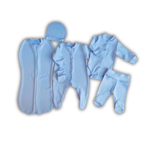 Set Pampy (0-1 luni) Albastru deschis ID999MARKET_6416918 foto