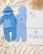 Set pentru botez Pampy &ndash; 7 piese cu broderie personalizată 50-56 cm (0-1 luni) 15892924 foto 9