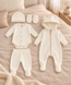 Комплект (Комбинезон+ боди+ шапочка+ ползунки) Pampy (1-3 мес.) Ivory ID999MARKET_6330205 фото 2