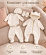 Комплект (Комбинезон+ боди+ шапочка+ ползунки) Pampy (1-3 мес.) Ivory ID999MARKET_6330205 фото 6