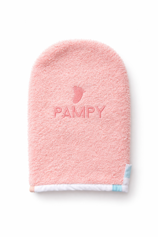 Manușă de baie din bumbac pentru bebeluși Pampy Piersic ID999MARKET_6547690 foto