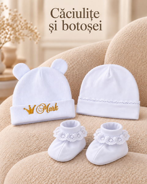 Trusou botez personalizat Pampy pentru bebeluși &ndash; 10 piese 50-56 cm (0-1 luni ) 64027505 foto