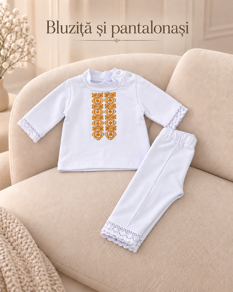 Trusou botez personalizat Pampy pentru bebeluși &ndash; 10 piese 50-56 cm (0-1 luni ) 64027505 foto