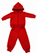 Set de haine Pampy pentru copii &ndash; bluză cu fermoar și pantaloni 50-56 cm (0-1 luni) красный 33280870 foto