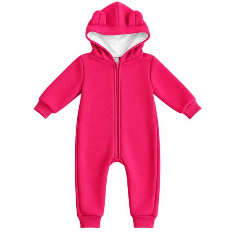 Комбинезон С капюшоном и без ножек Pink   50-56 см (0-1 месяцев) ID999MARKET_6260034 фото