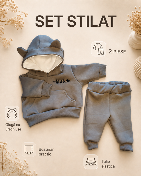 Costum sur sportiv personalizat Hanorac+pantolanasi 9-12 luni ID999MARKET_6795696 foto