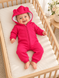Комбинезон С капюшоном и без ножек Pink   62-68 см (3-6 месяцев) ID999MARKET_6260034 фото 7