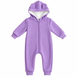 Salopeta din tricot cu gluga Fara picioare, Violet 9-12 luni ID999MARKET_6260034 foto