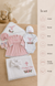 Set pentru botez Pampy pentru fetiță &ndash; 7 piese personalizate 50-56 cm (0-1 luni) 76152634 foto 4
