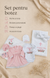 Set pentru botez Pampy pentru fetiță &ndash; 7 piese personalizate 50-56 cm (0-1 luni) 76152634 foto 5
